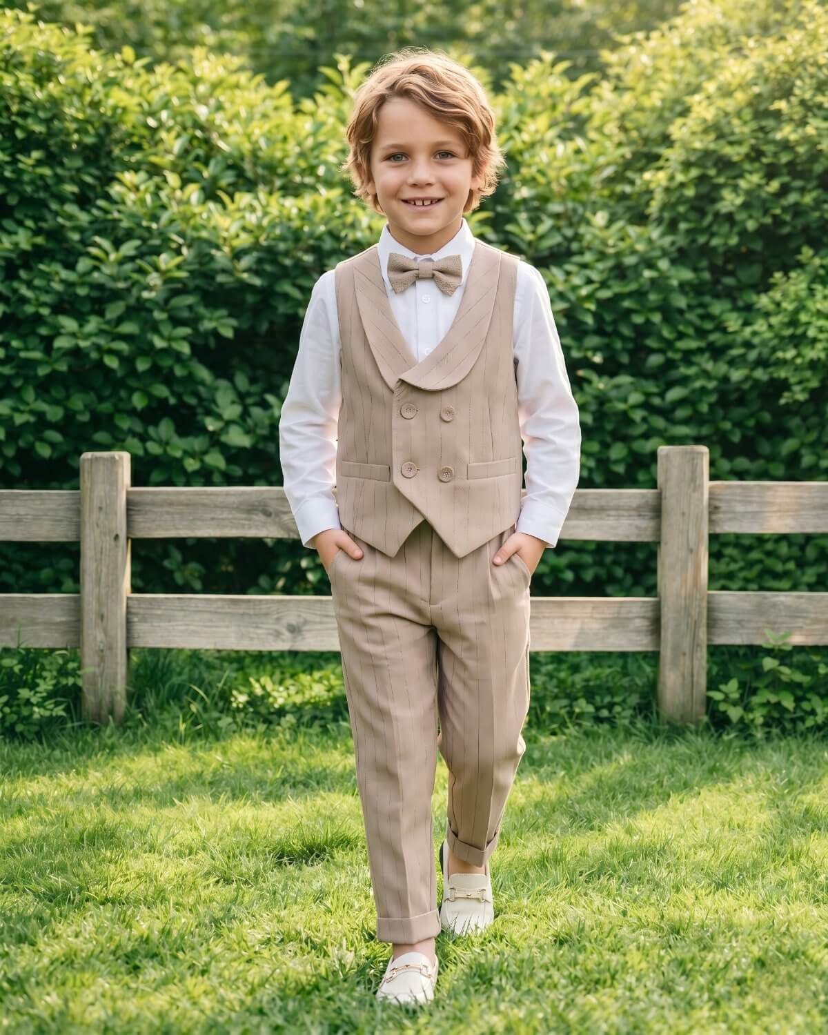 5-Piece Vest & Pants Set (Long Sleeve)