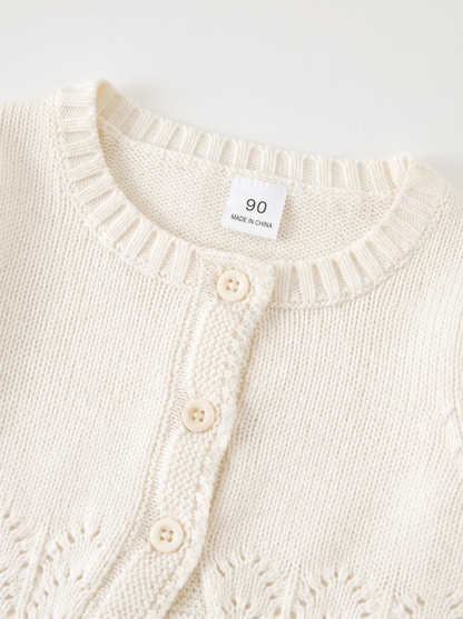 Girls Cropped Knit Bolero Cardigan