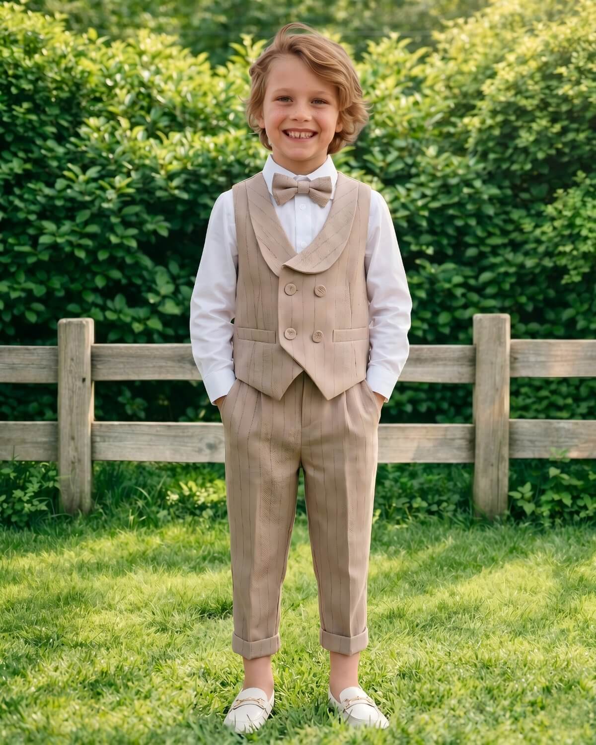 5-Piece Vest & Pants Set (Long Sleeve)