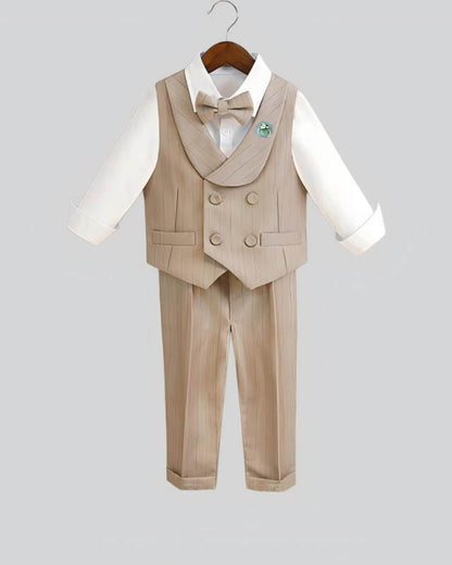 5-Piece Vest & Pants Set (Long Sleeve)