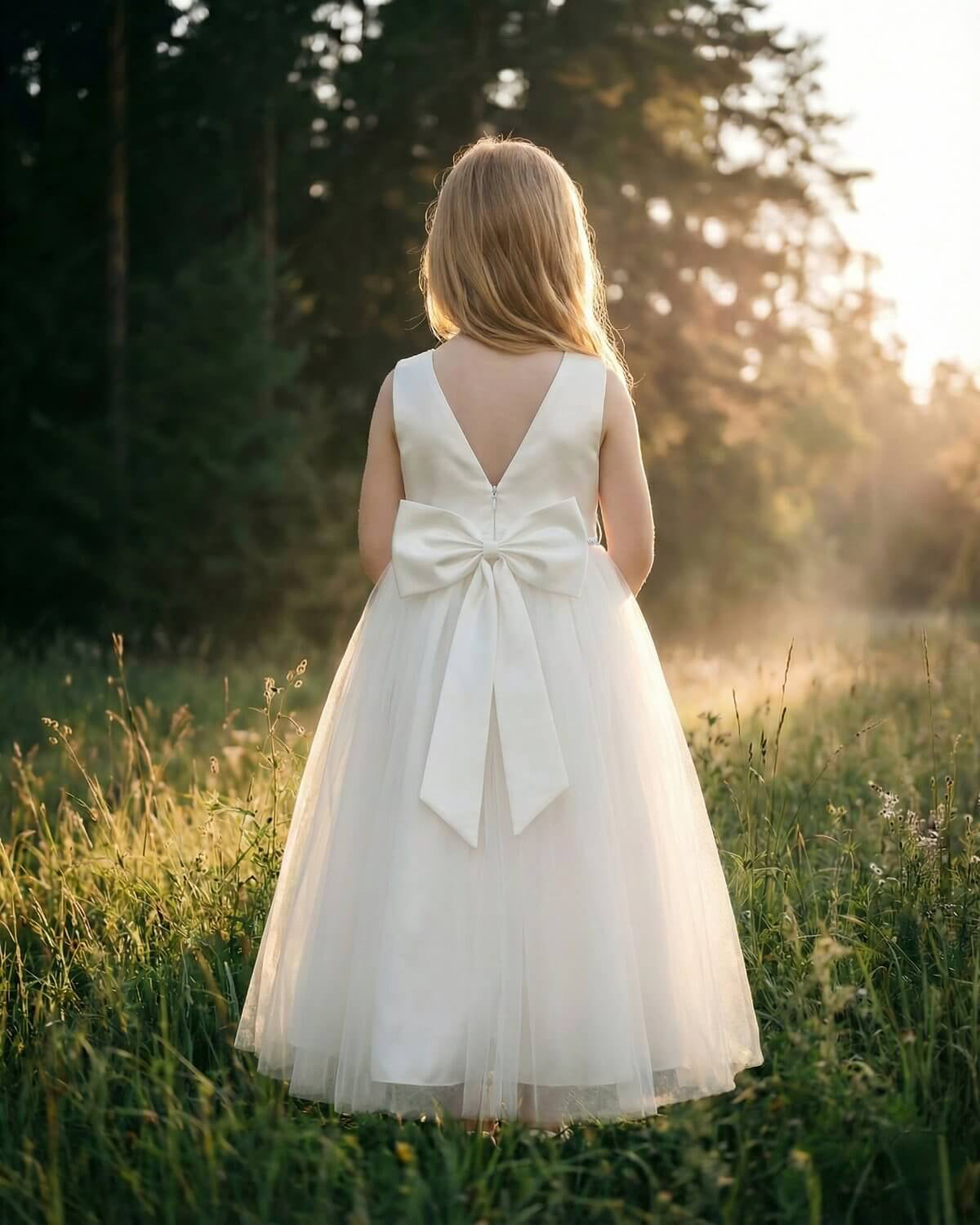 girls white maxi dress Dominique Maxi Dress White 3