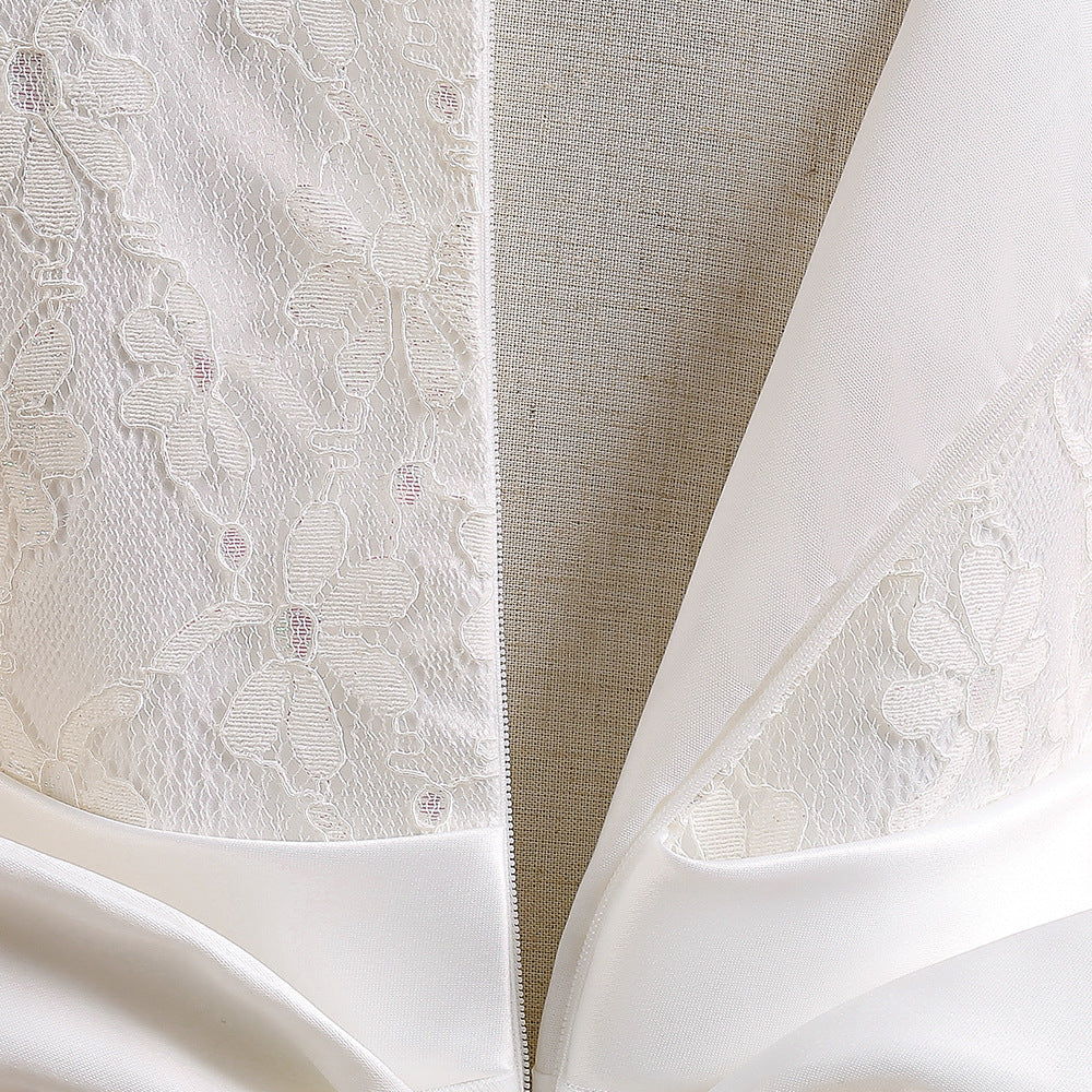 Long Sleeve Lace Flower Girl Dress – Grace