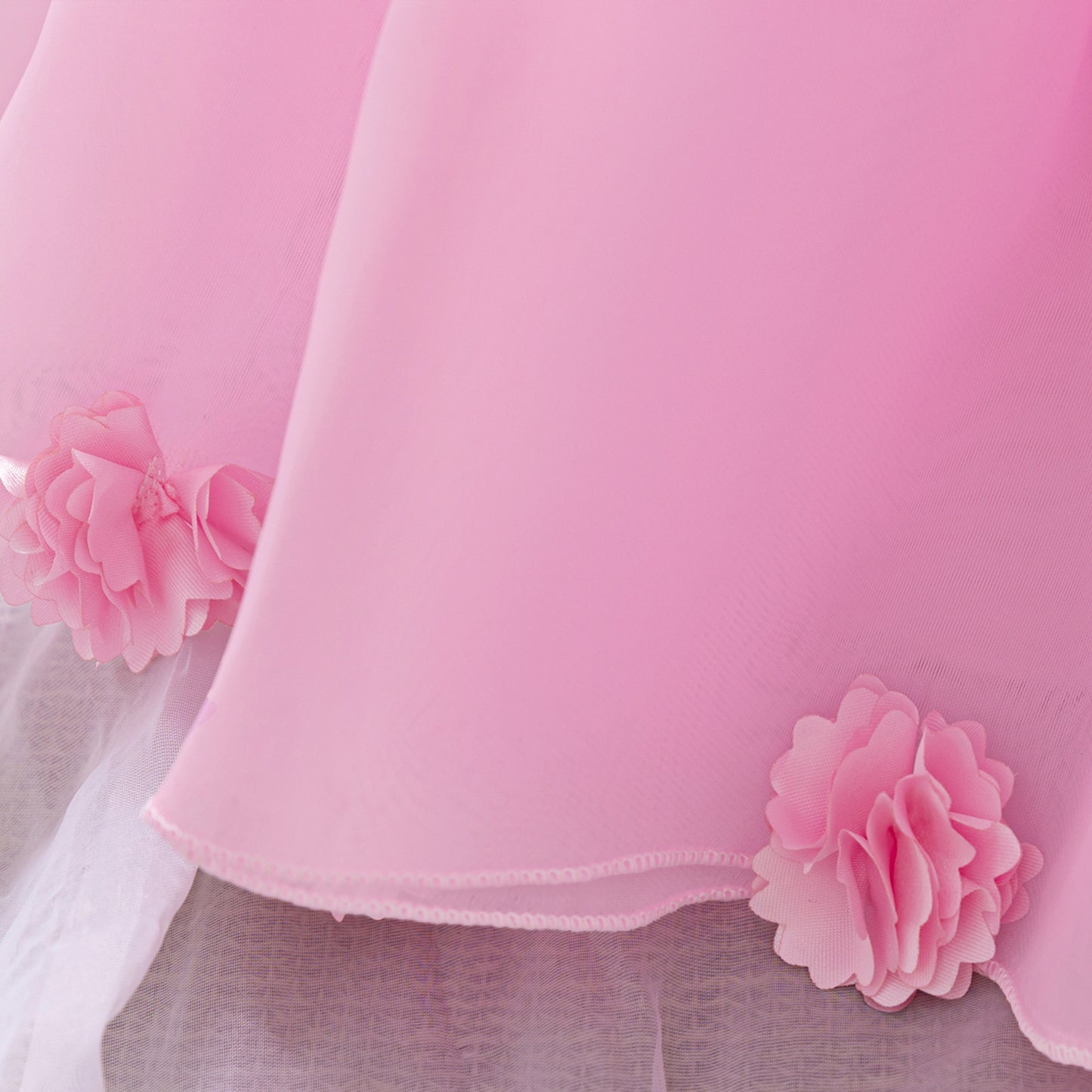 Baby & Toddler Giant Bow Satin & Organza Party Dress – Photo-Ready Statement Look (Detachable Back Bow)