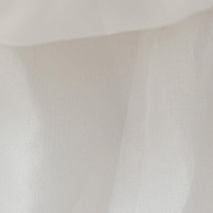 Blush Pink Satin Flower Girl Dress with Pearl Neckline & Bow Back