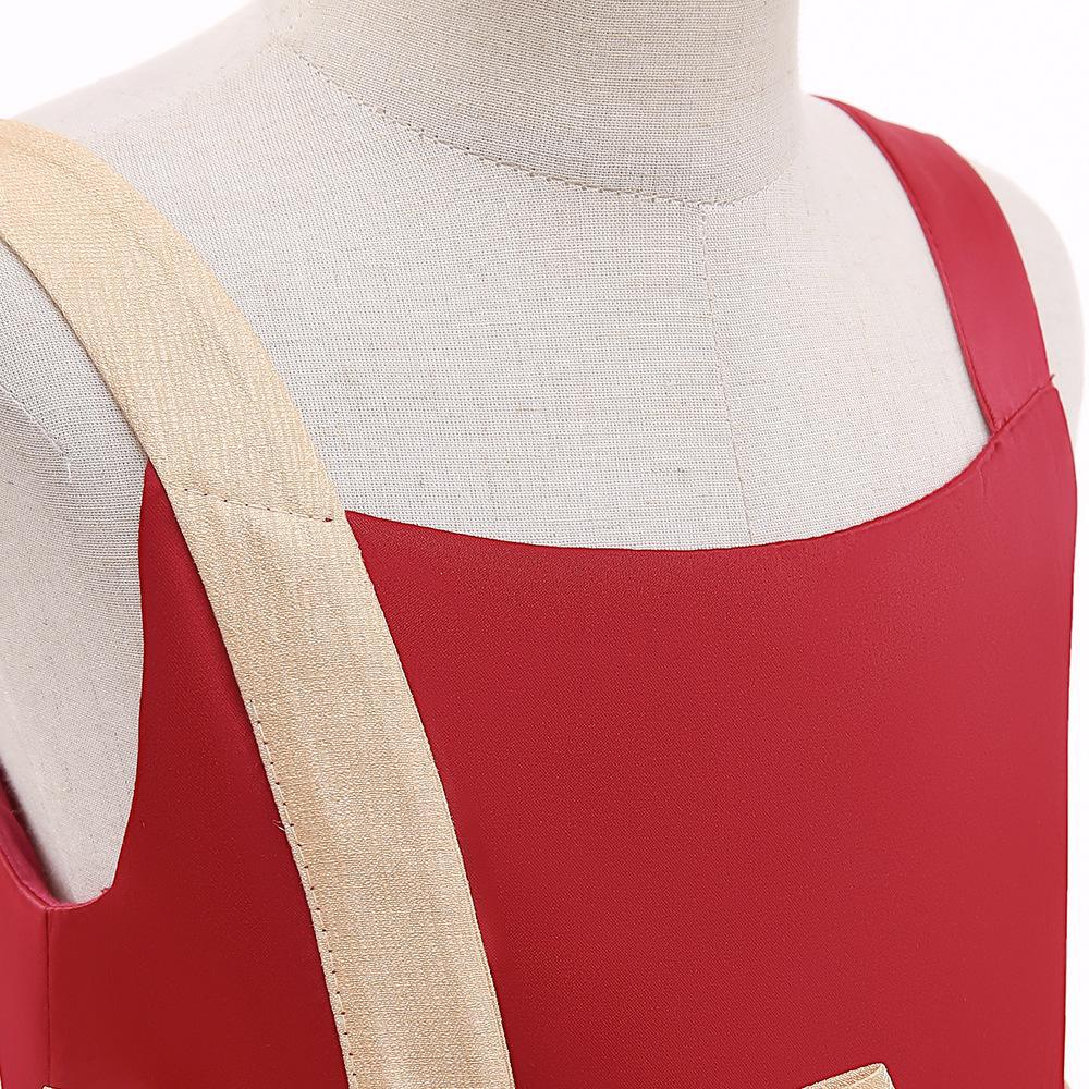 Kids Ivory Satin Party Dress with Champagne-Gold Bow | Wedding & Dinner Party