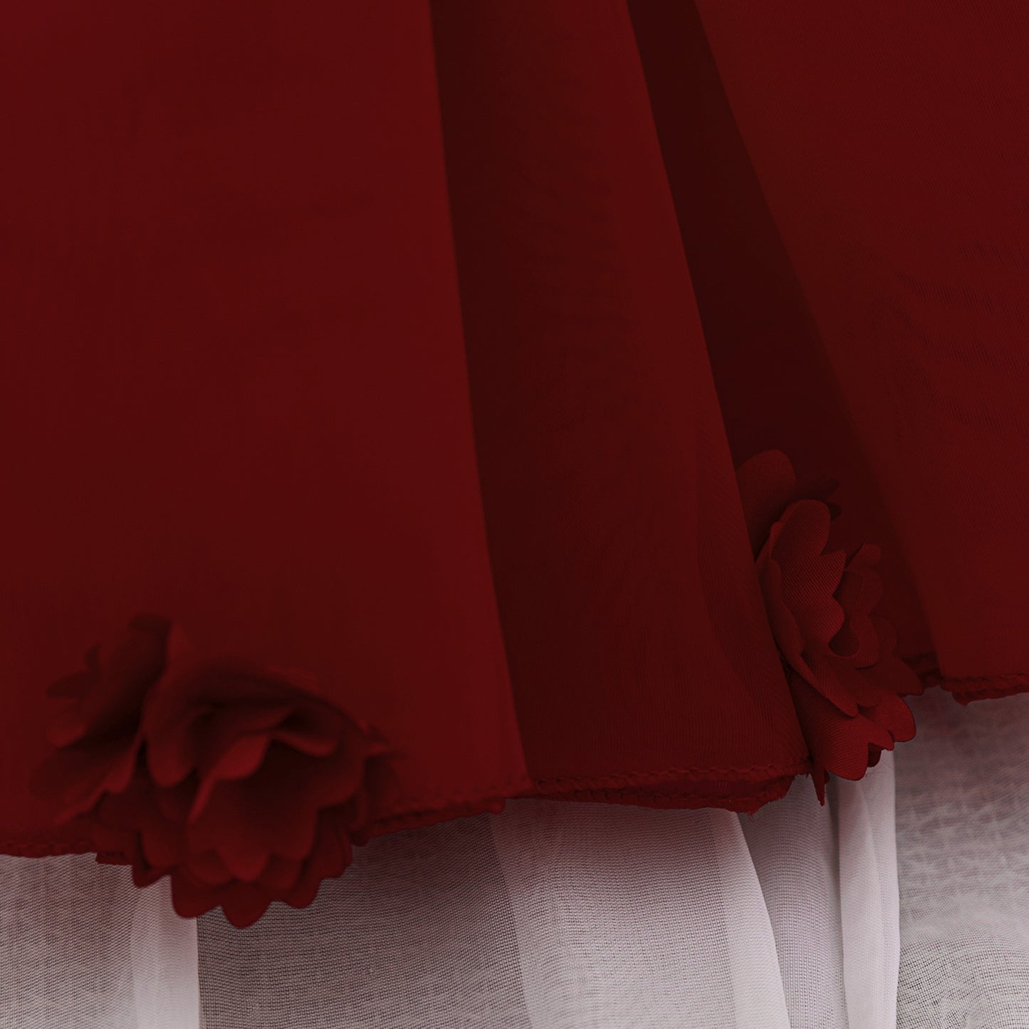 Baby & Toddler Giant Bow Satin & Organza Party Dress – Photo-Ready Statement Look (Detachable Back Bow)