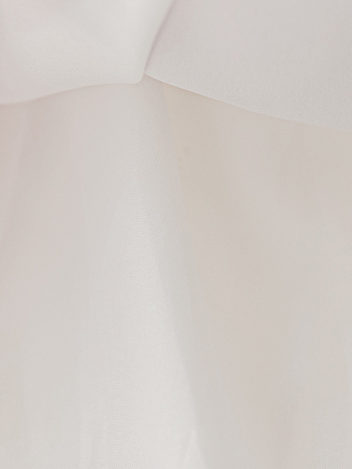 Blush Pink Satin Flower Girl Dress with Pearl Neckline & Bow Back